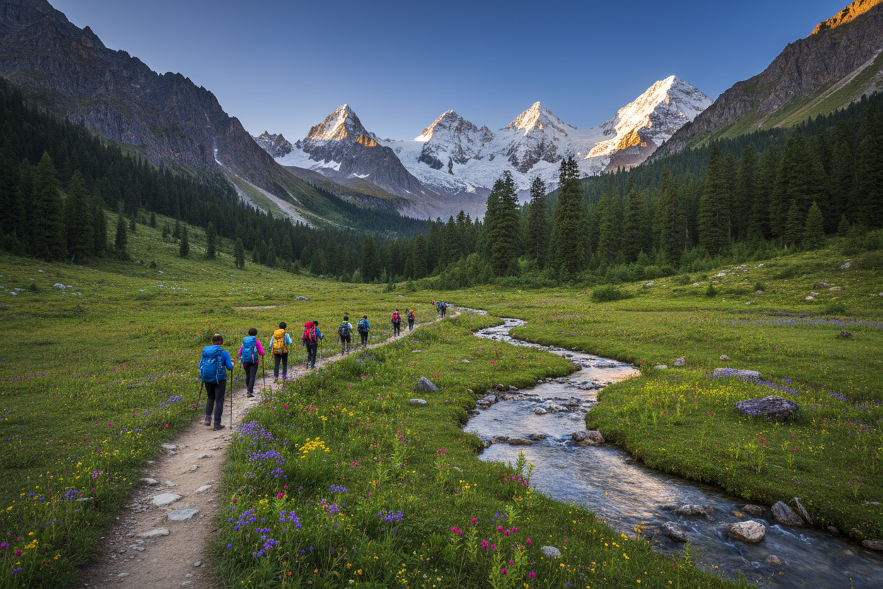 4-Day Siguniang Mountain Changping Valley to Bipeng Valley Trek