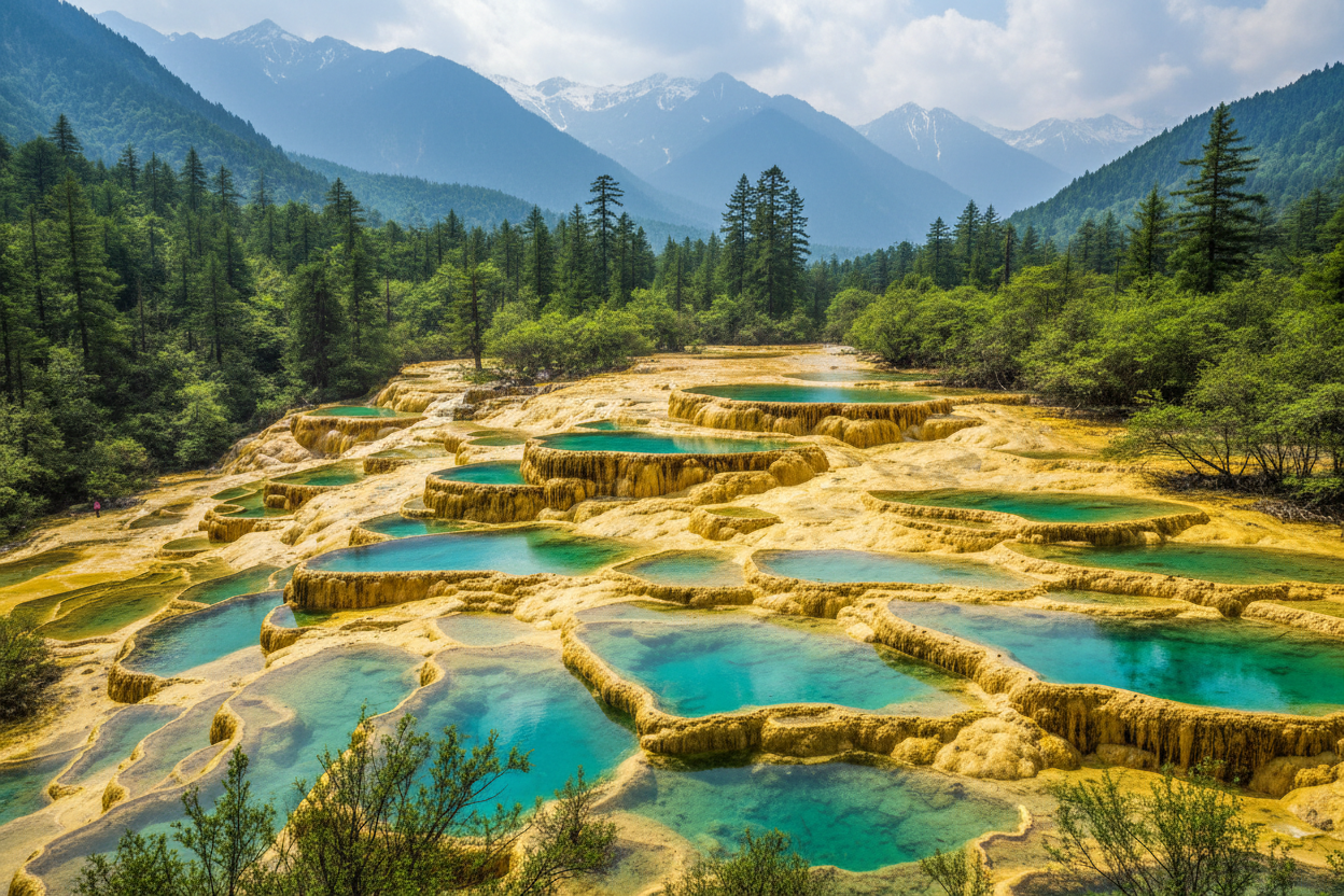 3-Day Premium Escape: Jiuzhaigou & Huanglong Tour from Chengdu